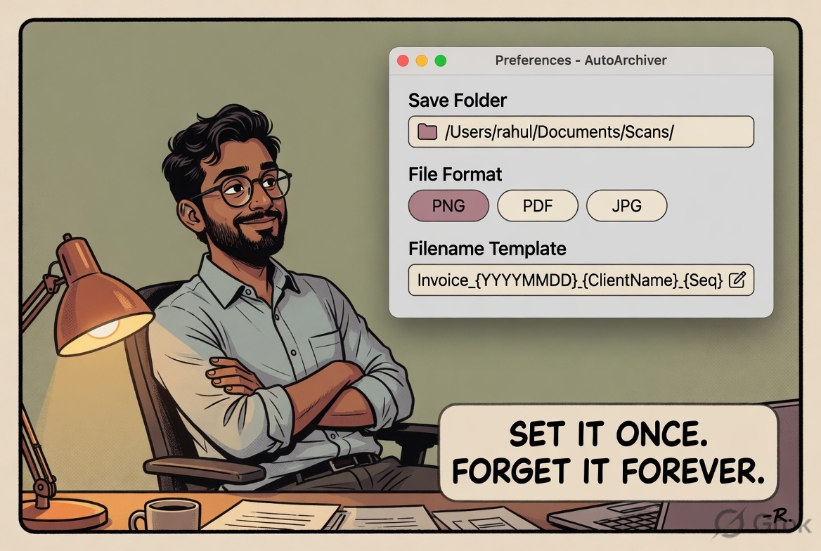 Panel 5 – The Preferences panel, organised and calm